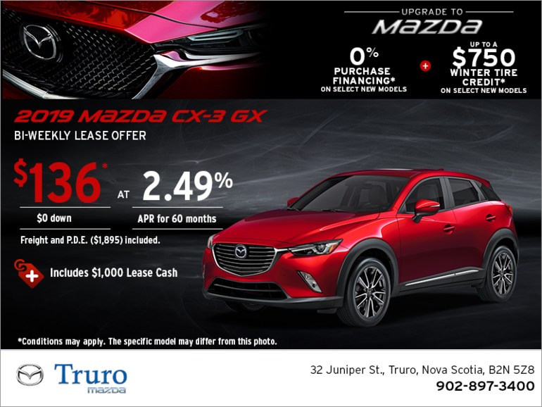 Get the 2019 Mazda CX-3 Today!