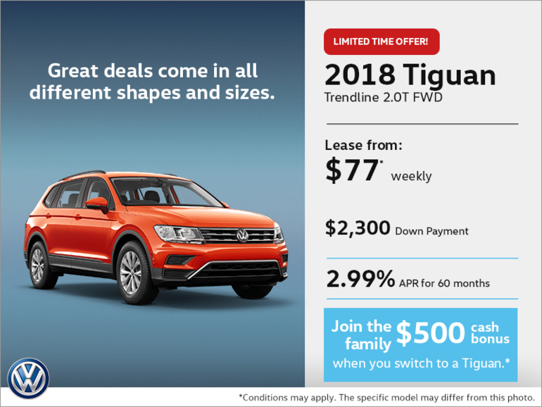 Get the 2018 Tiguan Today!