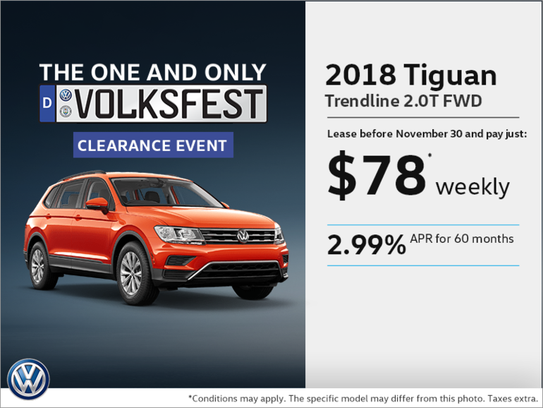 Get the 2018 Tiguan Today!