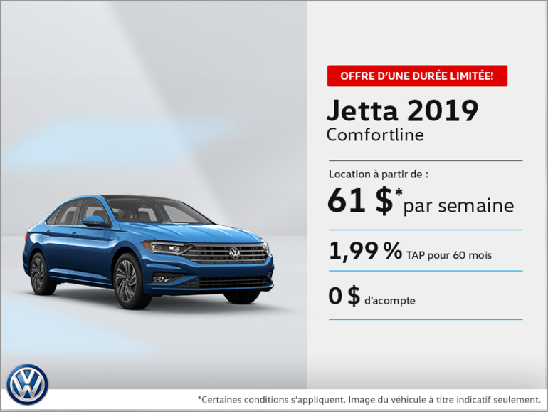 Louez la Jetta 2019!