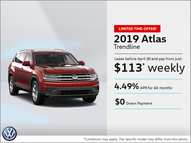 Lease the 2019 Atlas!