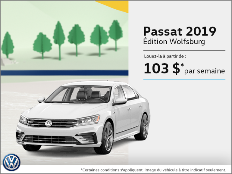 Louez la Passat 2019!