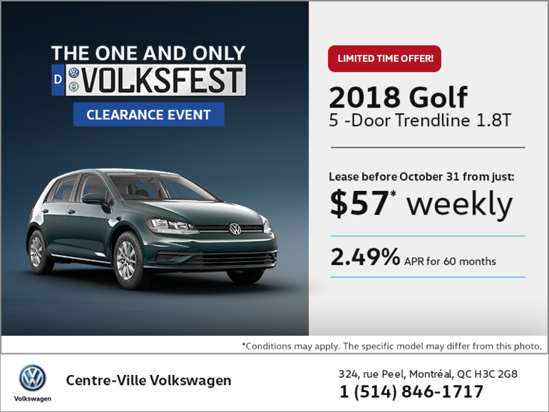 Get the 2018 Golf 5-Door Today!