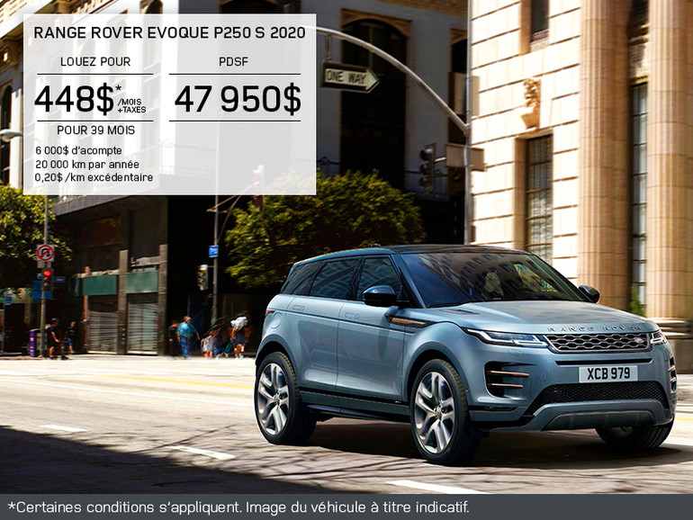 Le Range Rover Evoque P250 S 2020