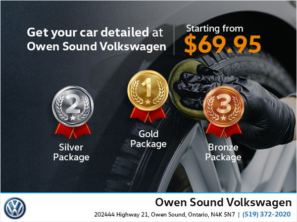 Get Your Car Detailed at Owen Sound Volkswagen