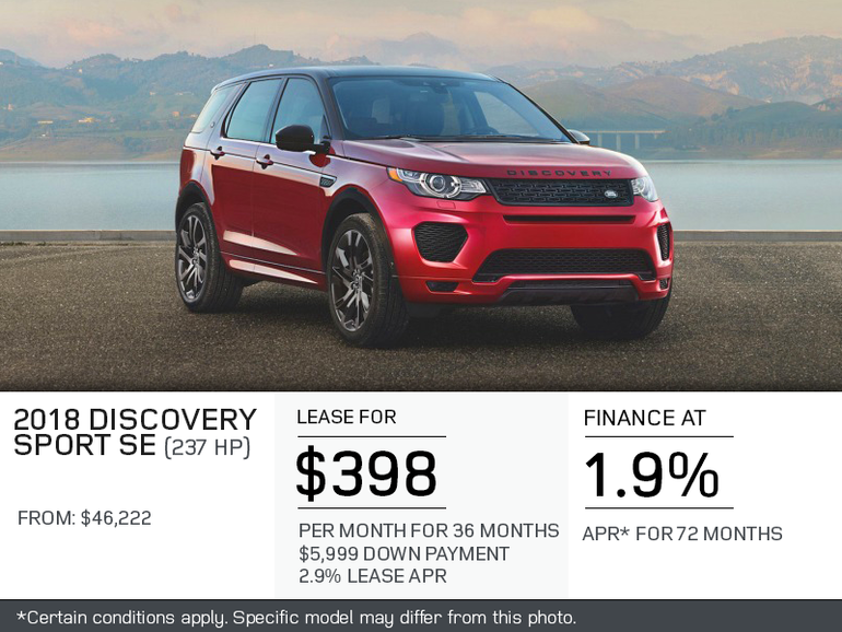 The 2018 Discovery Sport SE