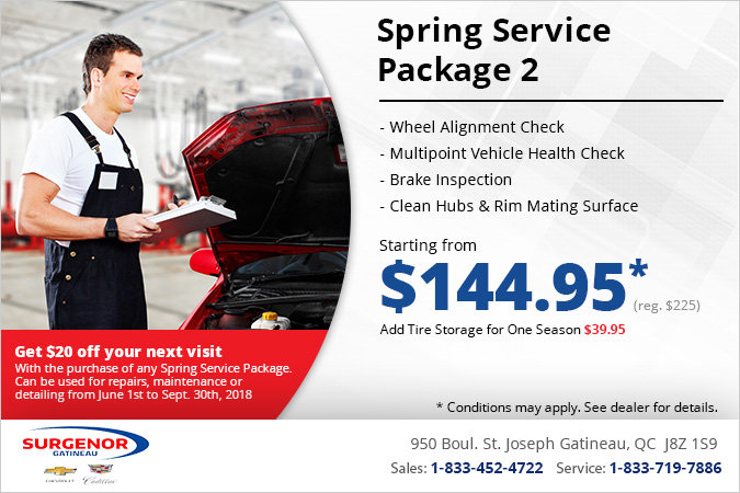 Get a Spring Service Package 2!