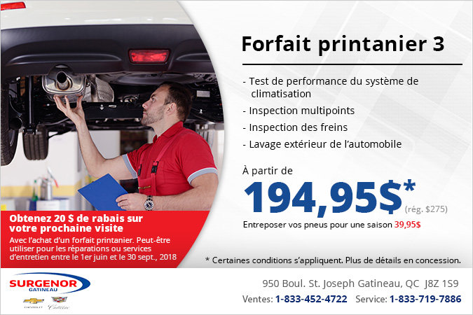 Forfait printanier 3!