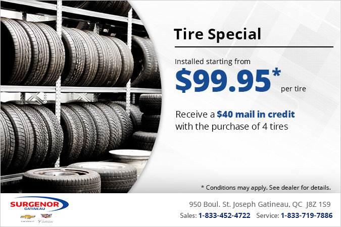 Get Tires Installed From $99.95!