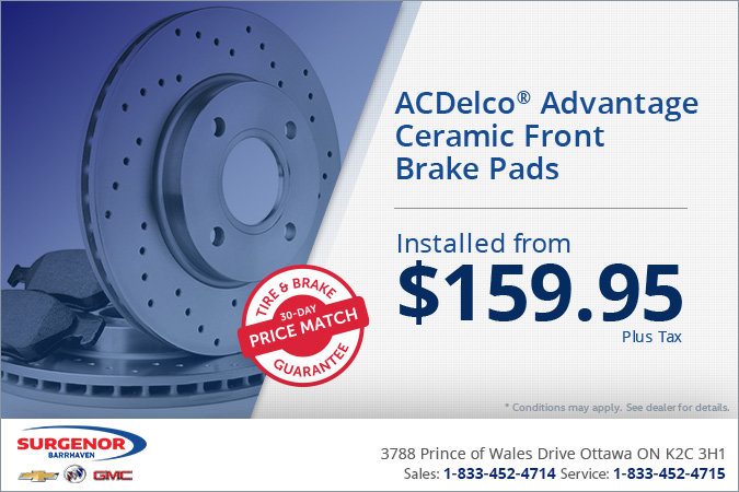 ACDelco Advantage Front Brakes