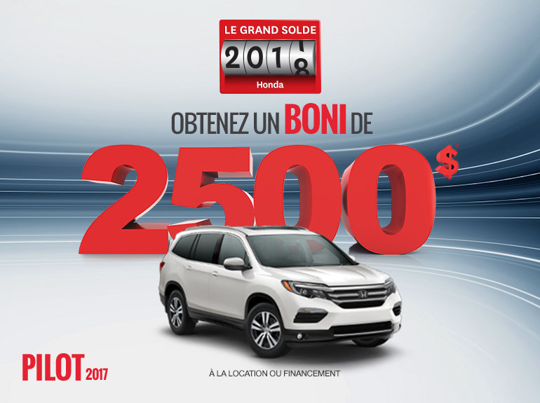 La Honda Pilot 2017