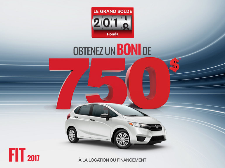 La Honda Fit 2017 en rabais!