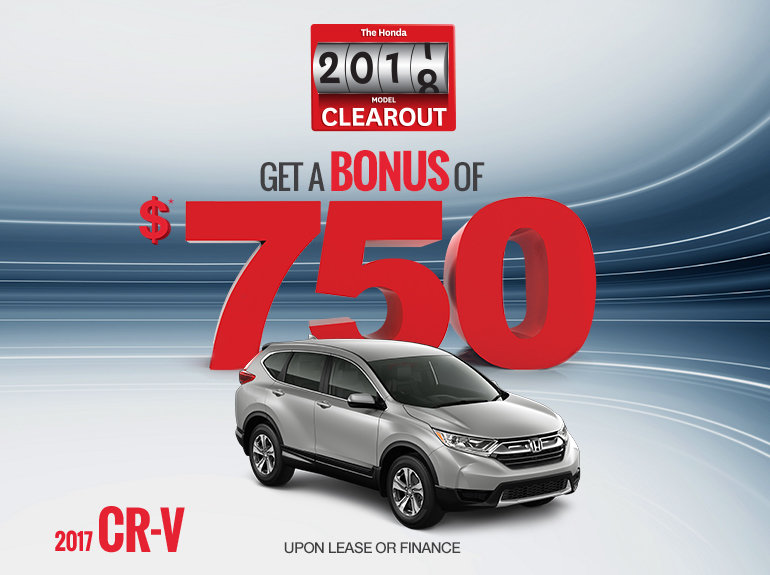 Save on the 2017 Honda CR-V Today!