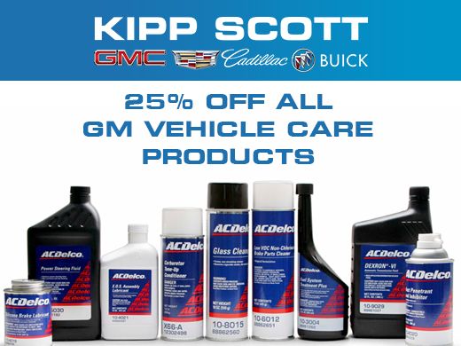 25% Off GM Vehicle Care Products