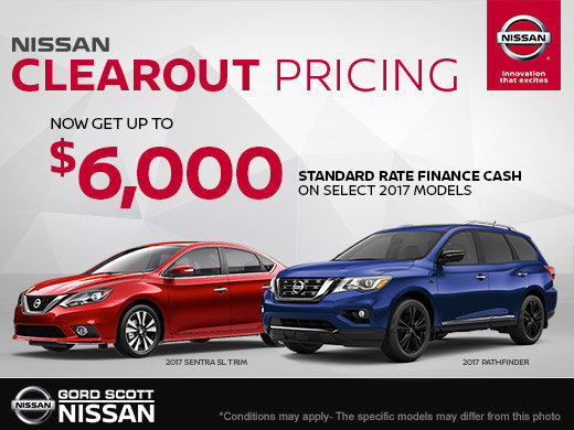 Nissan Clearout Pricing Event