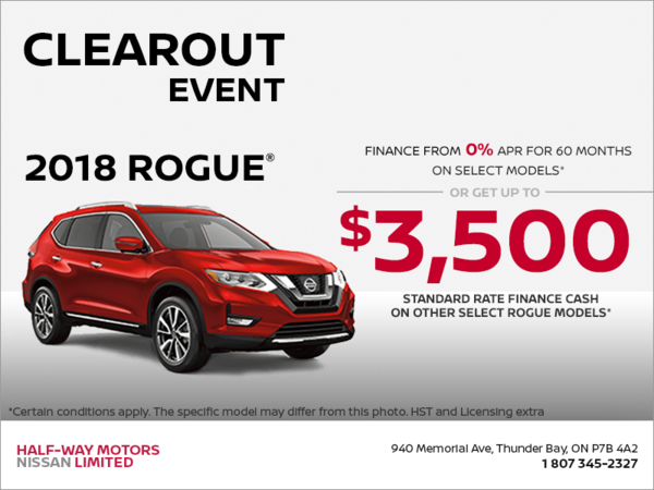 Get the 2018 Rogue today!