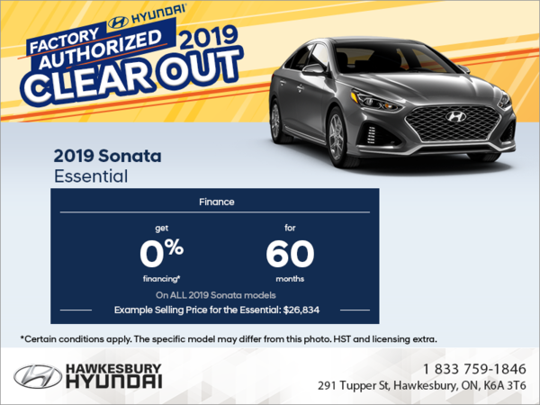 Finance the 2019 Sonata!