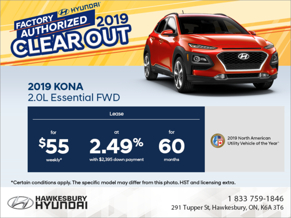 Lease the 2019 Kona!
