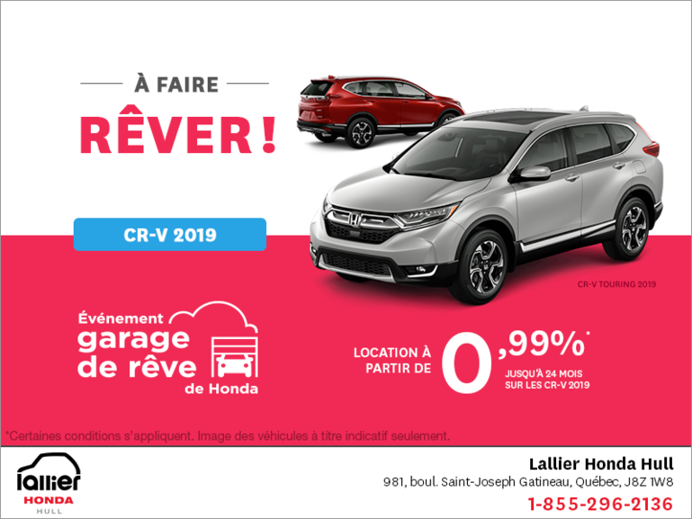 Louez le CR-V 2019!