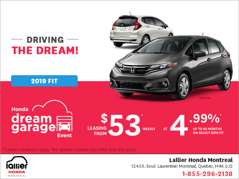 Lease the 2019 Honda Fit!