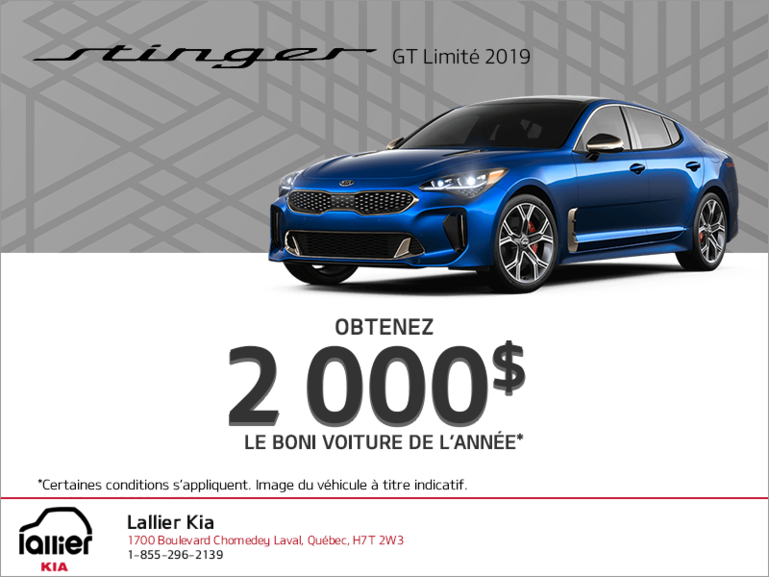 La Kia Stinger 2019