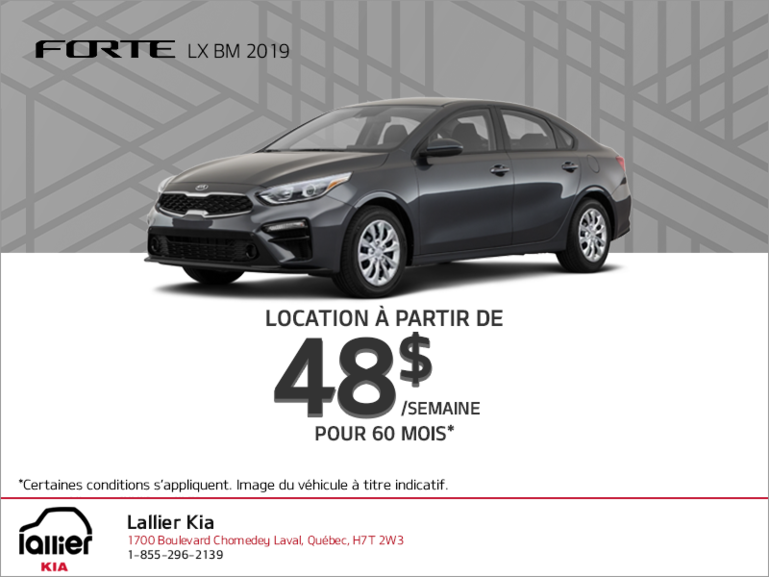 La Kia Forte 2019!