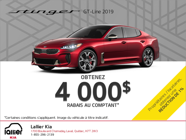 La Kia Stinger 2019